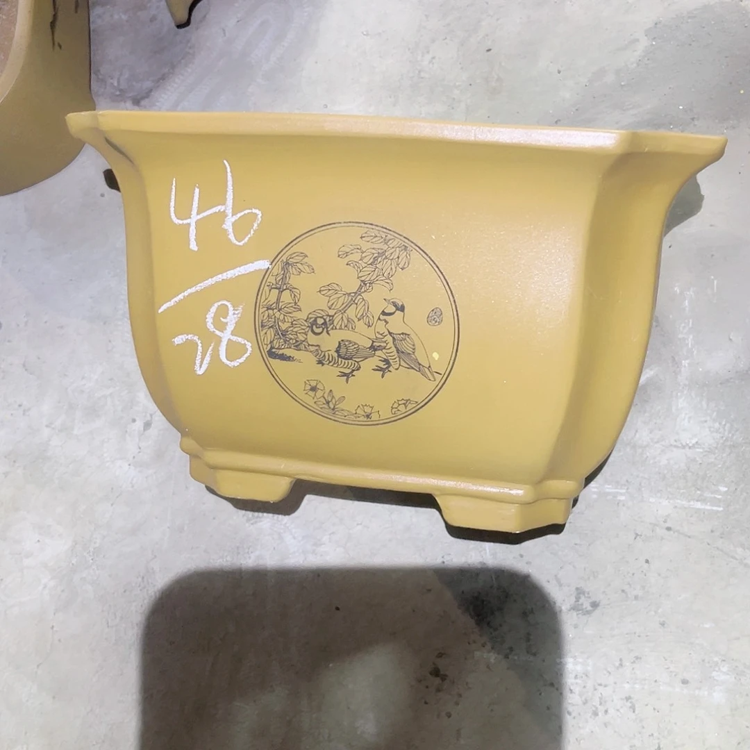 紫砂花盆有**风紫砂的味道