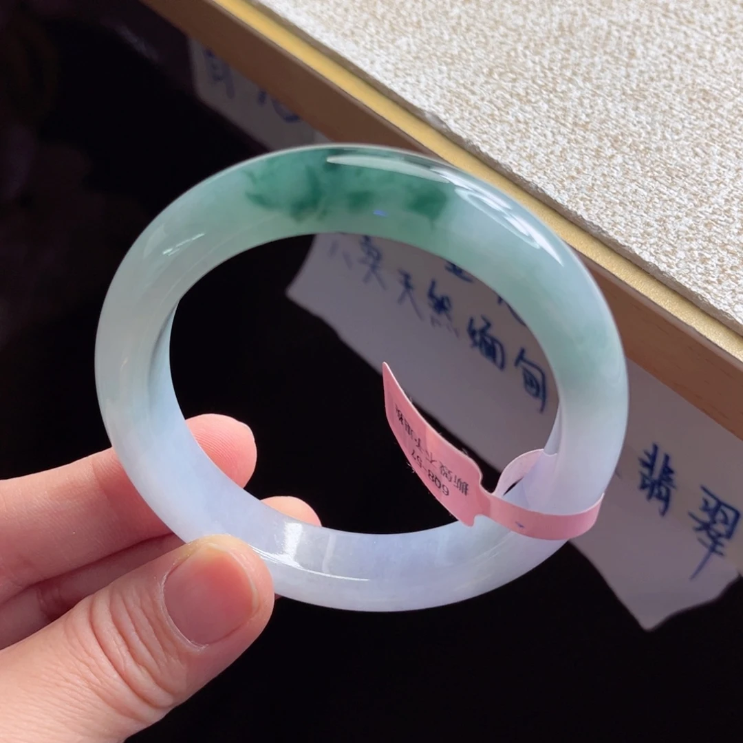 翡翠未镶嵌手镯手镯