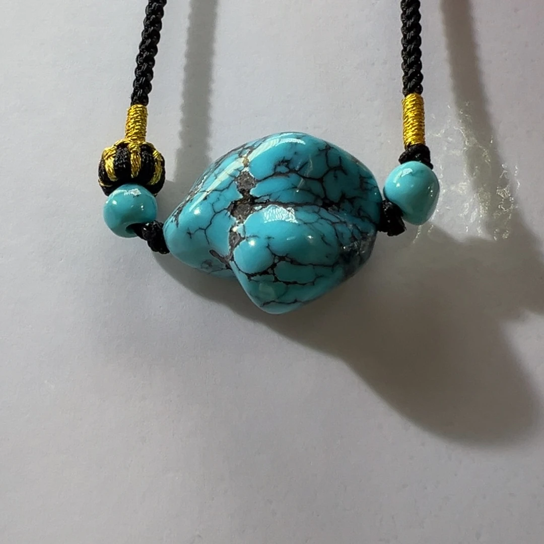 绿松石未镶嵌挂件