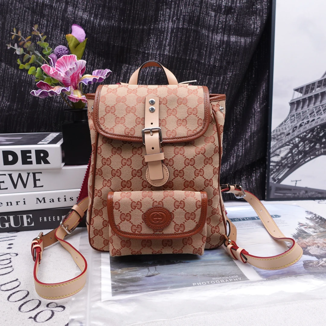 95新 GUCCI/古驰 双肩包/T10328589