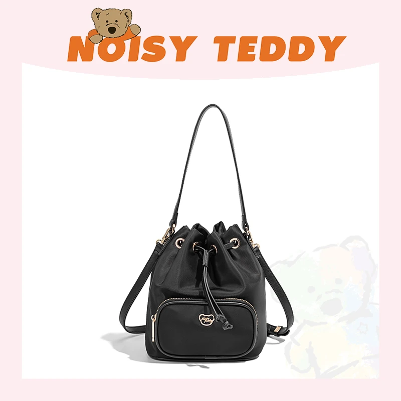NOISY TEDDY 2025新款可爱熊图案时尚潮流手机包休闲百搭女士气质