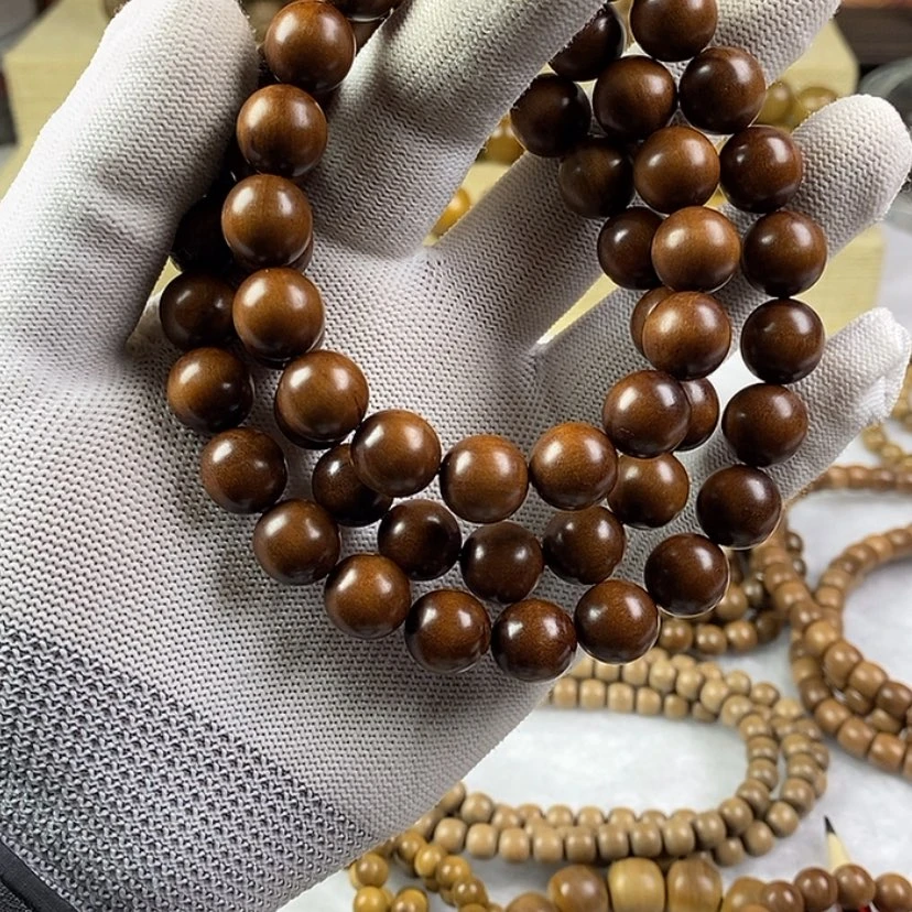 【闪购商品】檀香木手串/手链我***兔红油黑肉1.2