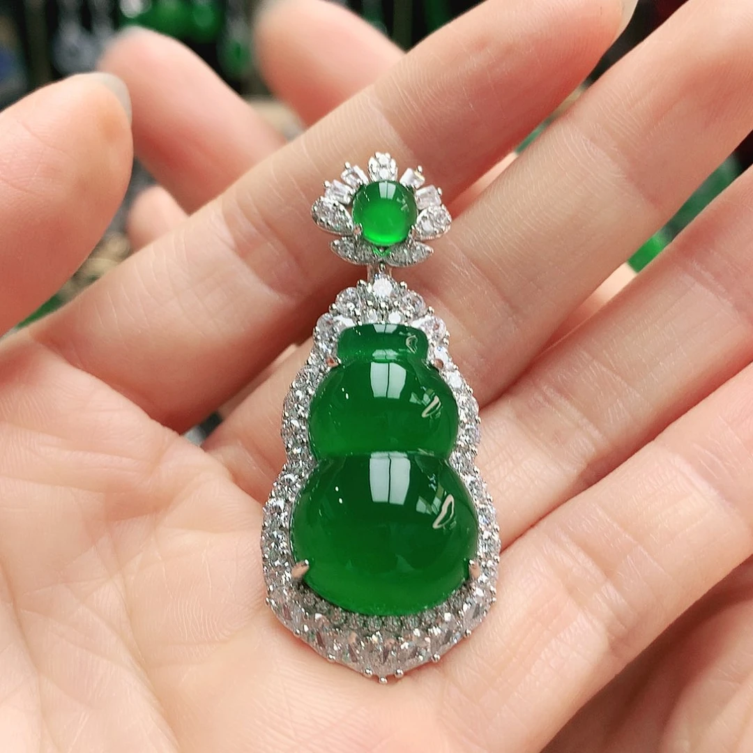 玛瑙/玉髓吊坠银S925镶嵌