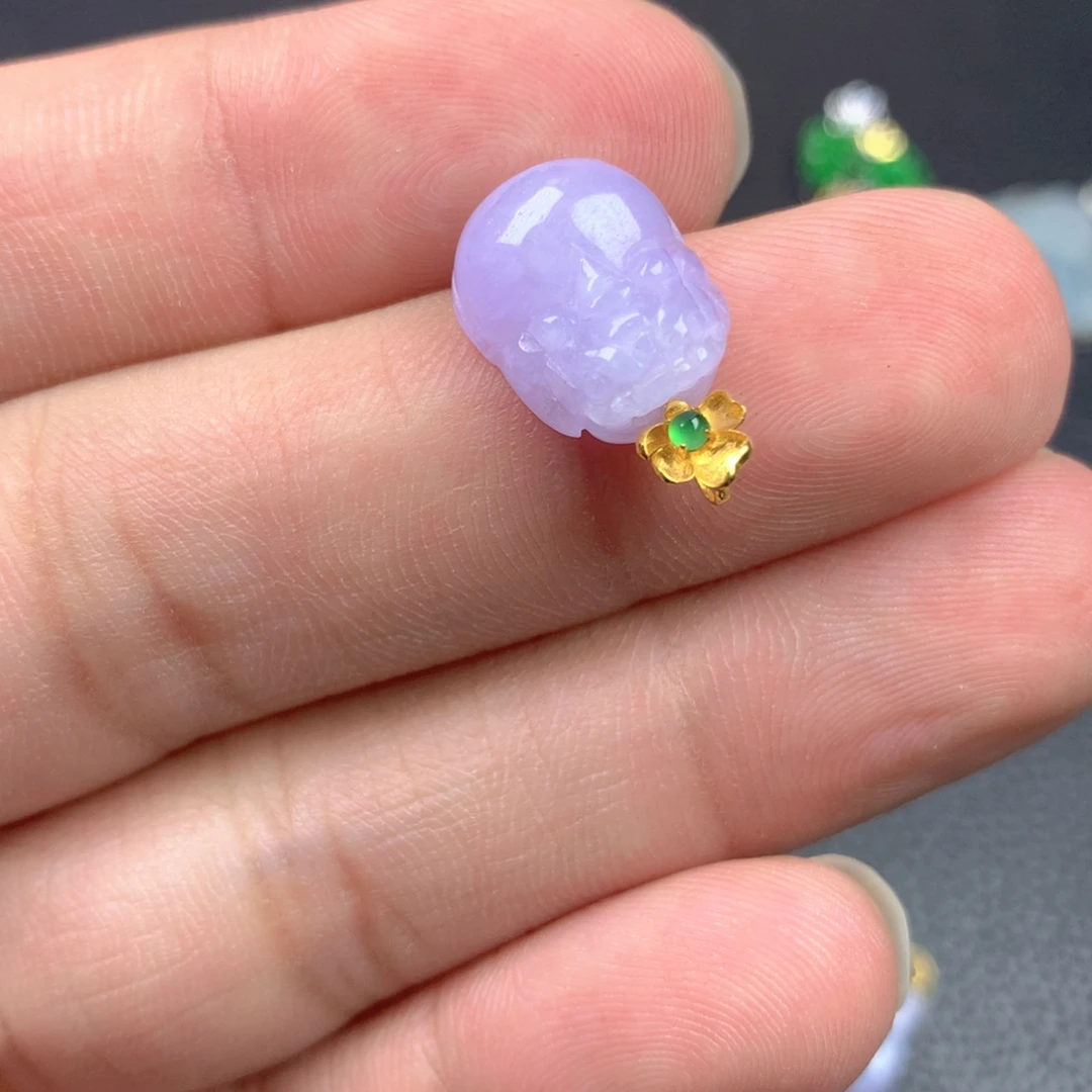 【闪购商品】翡翠18K金镶嵌颈饰翡翠