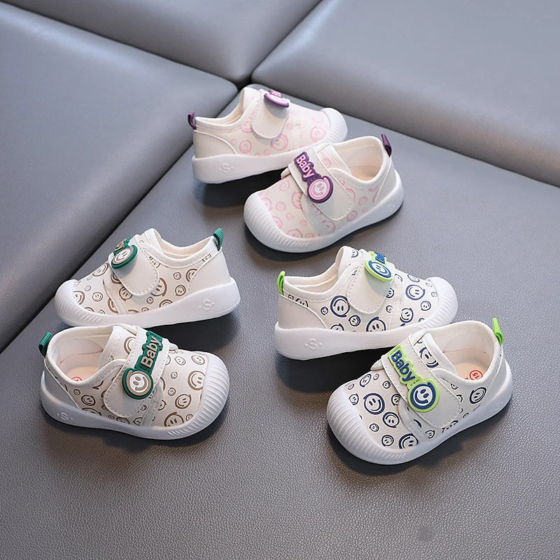 2025年秋季新款皮面学步单鞋女宝宝软底婴幼儿鞋男防滑耐磨小童鞋