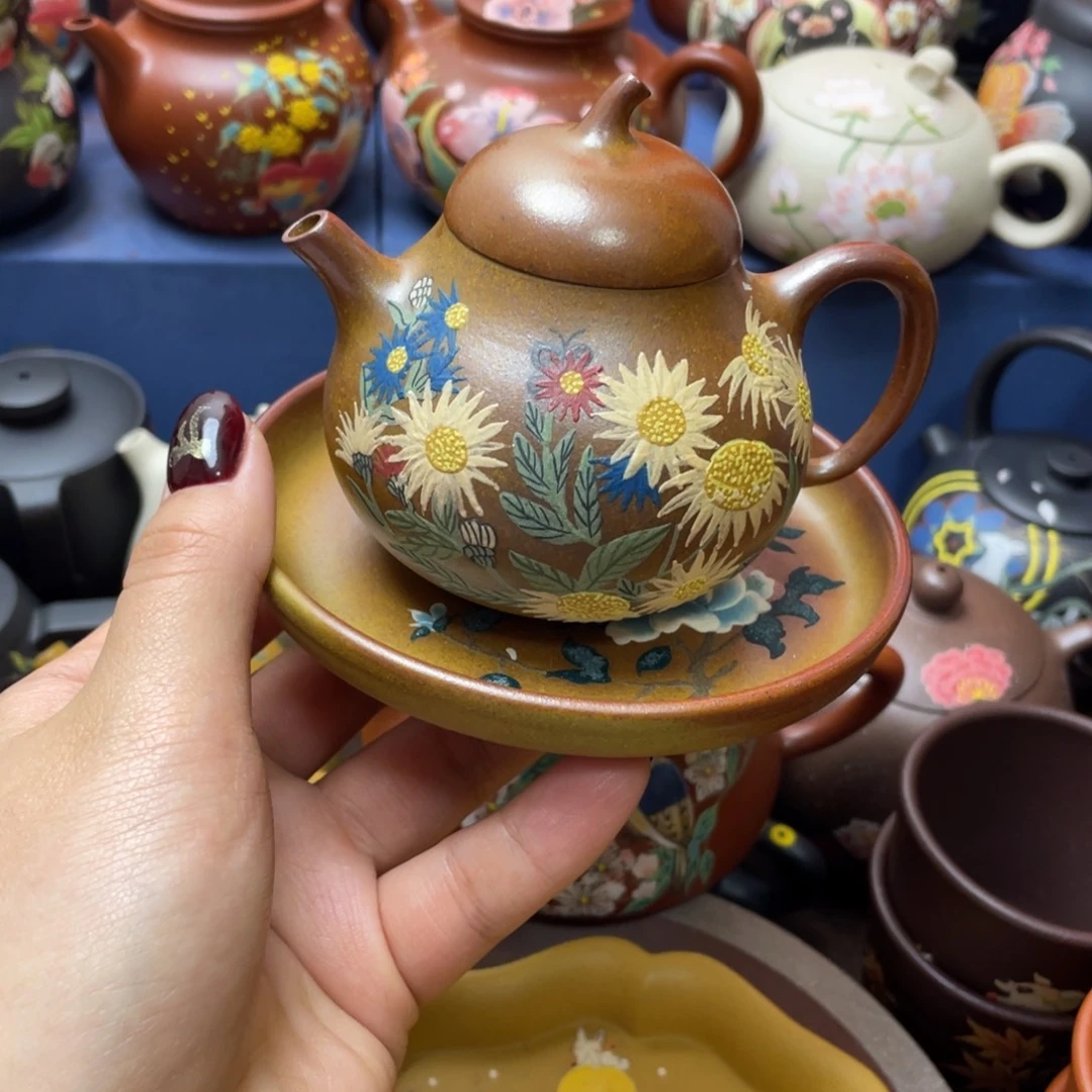 茶杯红泥紫砂主人杯160cc