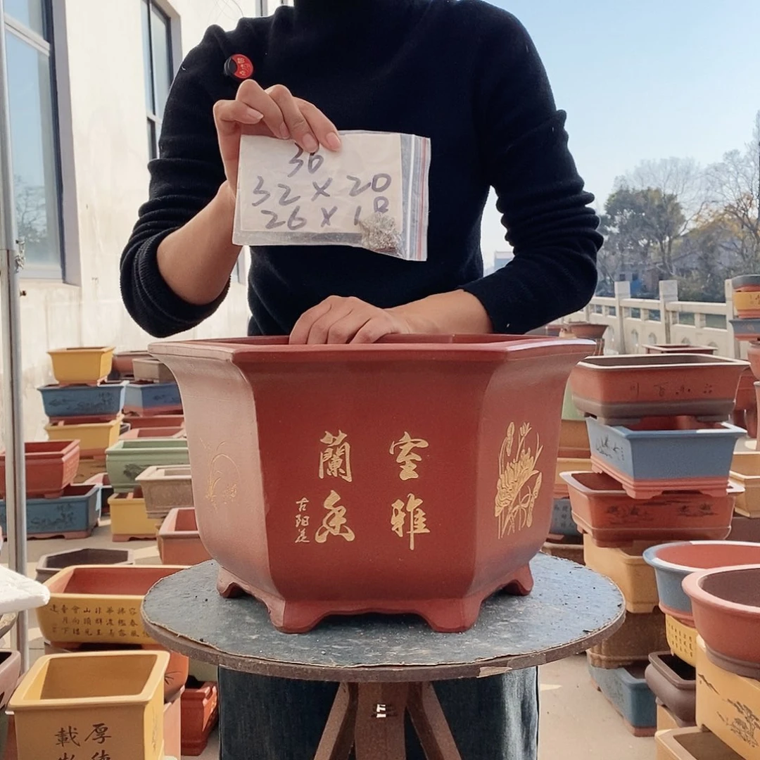 紫砂花盆紫砂花盆
