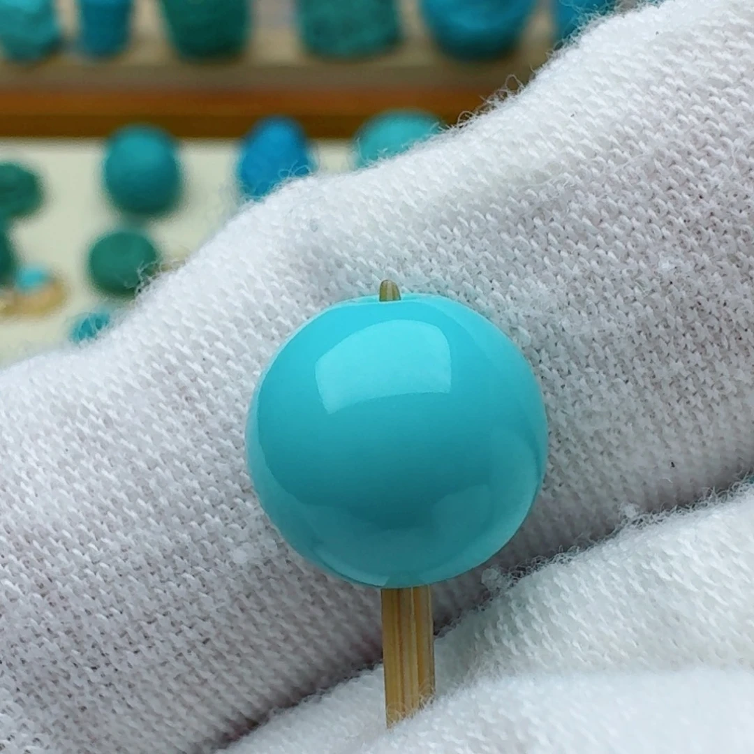 未镶嵌绿松石圆珠9.9