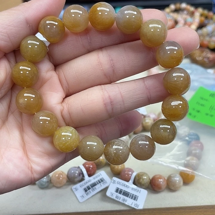 未镶嵌手串硅化珊瑚（珊瑚玉）覃148