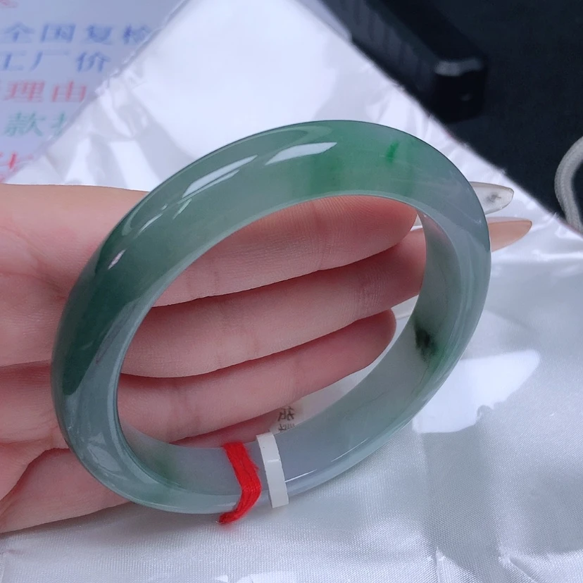 【闪购商品】未镶嵌手镯翡翠58-59圈口