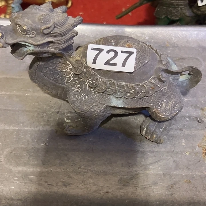 ****生黄铜摆件，文房工艺品摆件