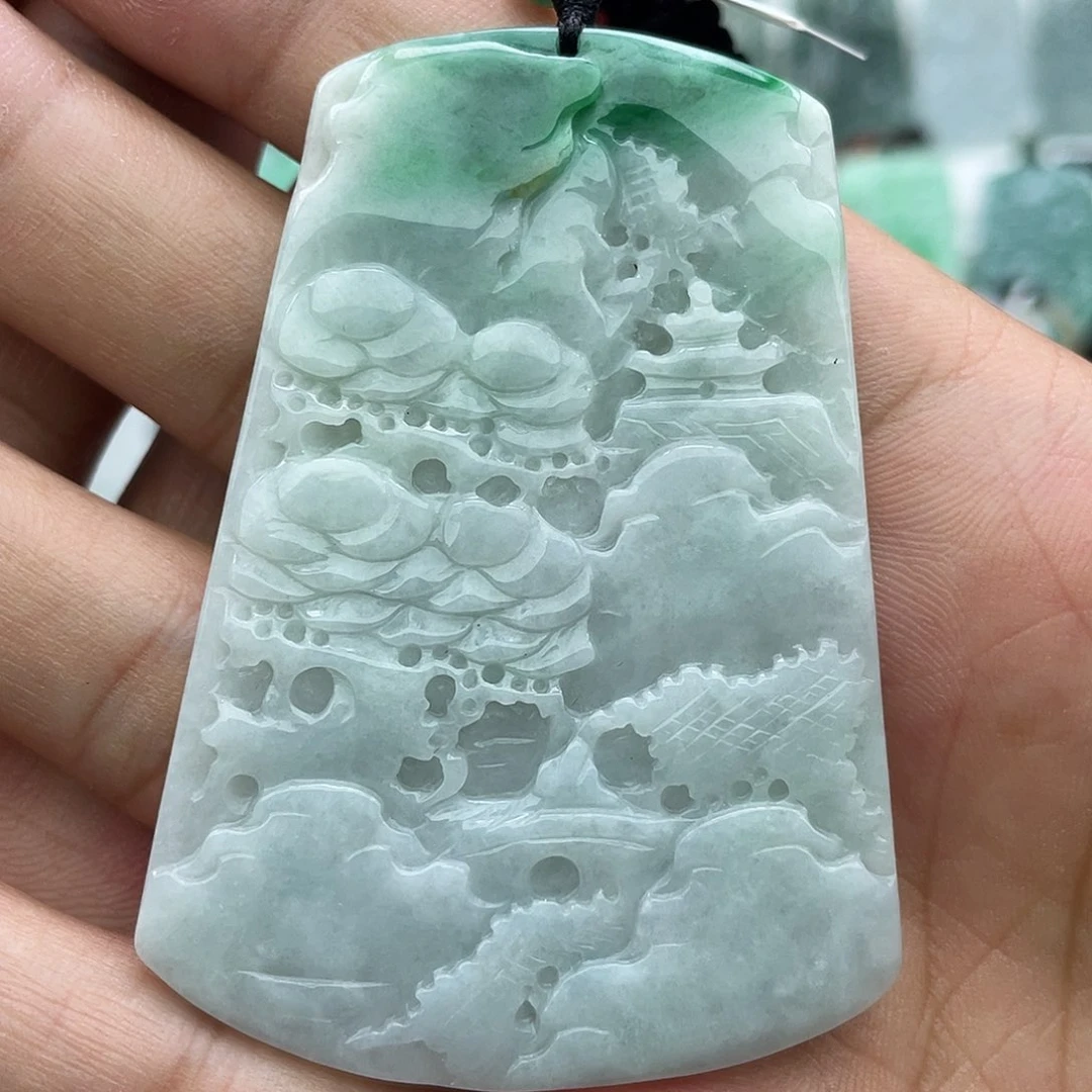 颈饰未镶嵌翡翠翡翠