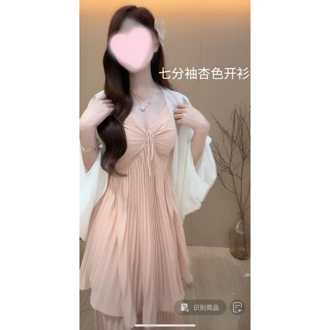 春夏新款宽松开衫女休闲简约百搭七分袖开衫