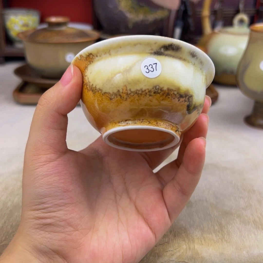 杯纯手工柴烧主人杯
