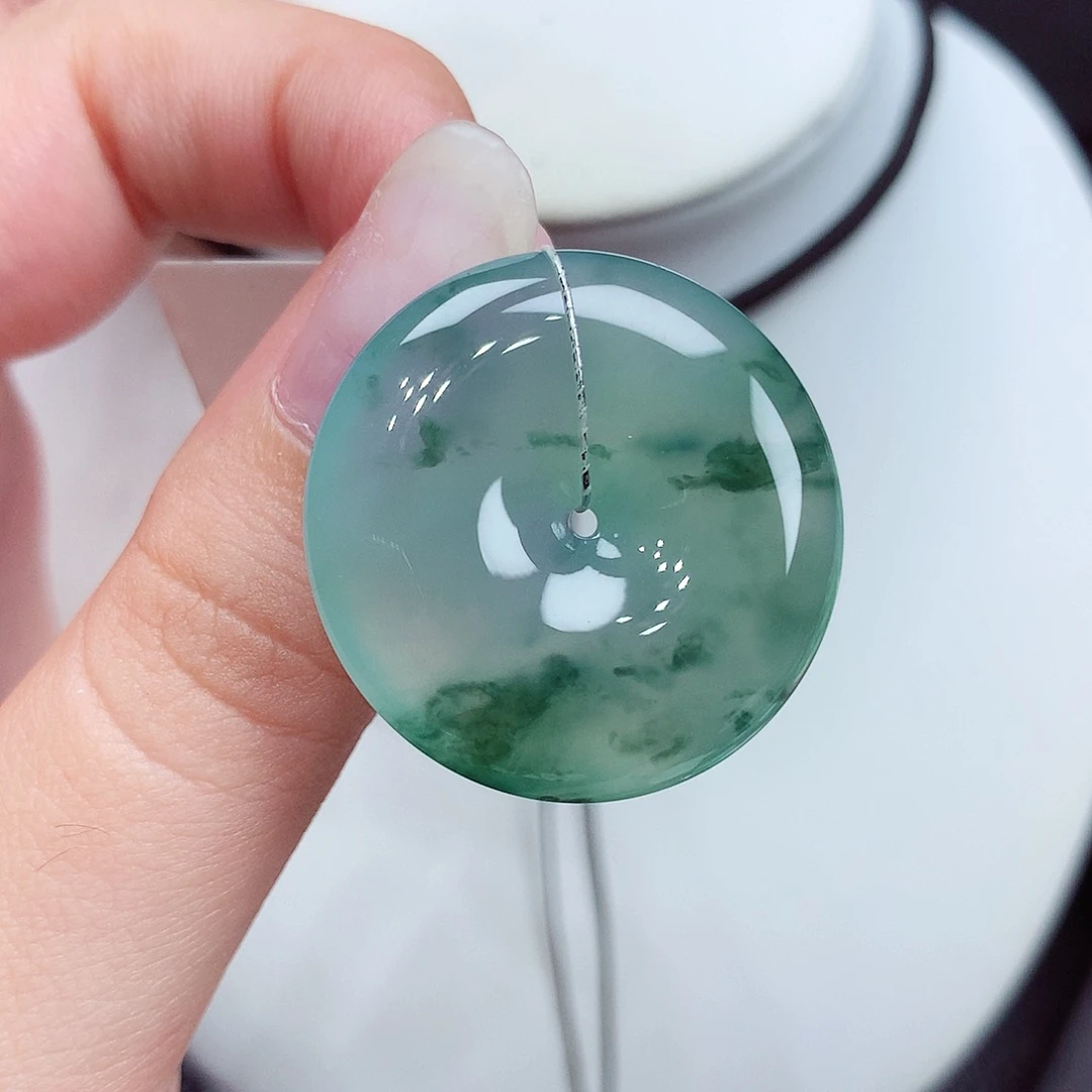 颈饰未镶嵌翡翠翡翠55，28.7/5.8