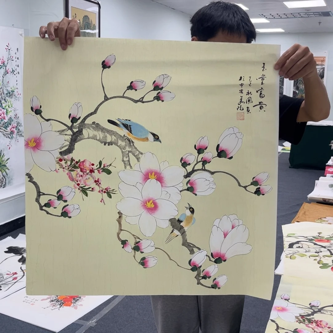 国画宣纸国画纯手绘作品