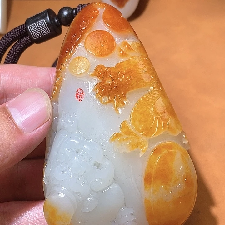 和田玉未镶嵌颈饰F