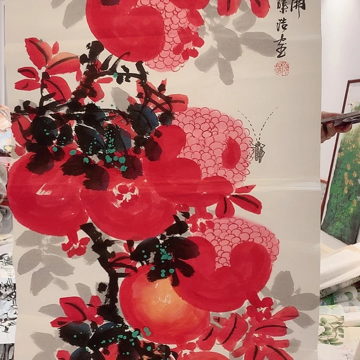 国画纸本艺术作品