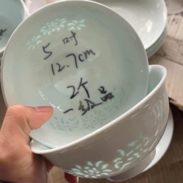 碗瓷景德镇高温细白瓷餐具