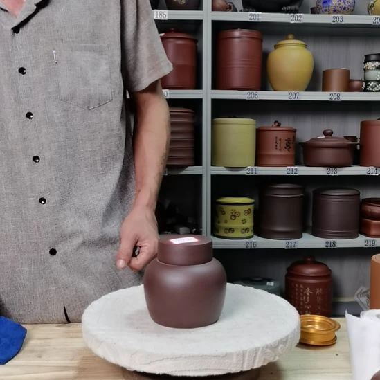 紫砂茶叶罐正品小罐紫砂茶叶9926