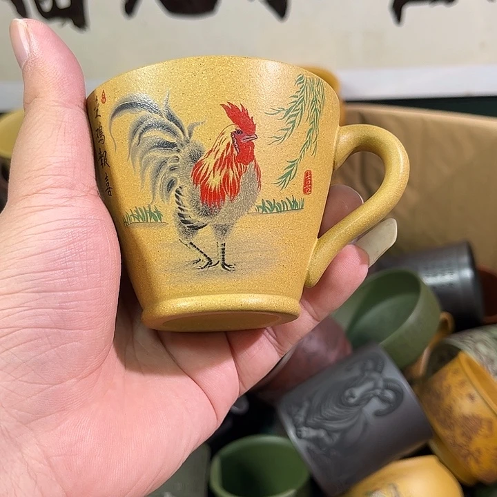 茶杯紫砂全手工紫砂主人杯