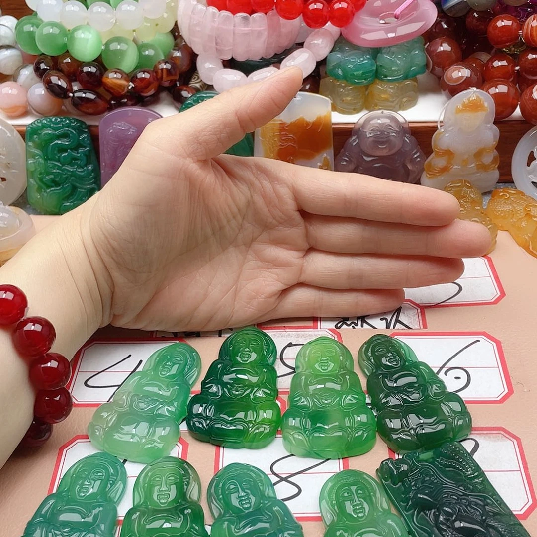 玛瑙/玉髓颈饰合金公*铮