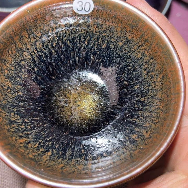 茶盏开**闲建窑建盏茶器30