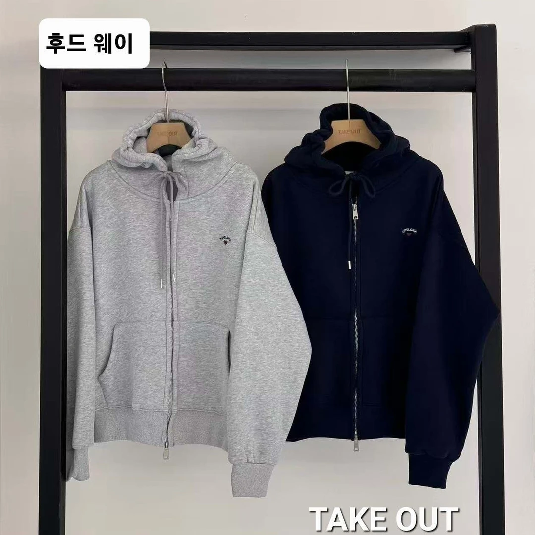 韩国欧巴家连帽拉链外套卫衣022