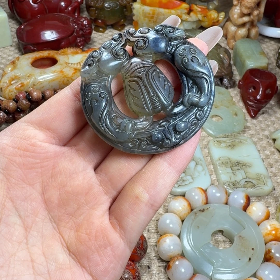 白玉菩提吊坠挂件