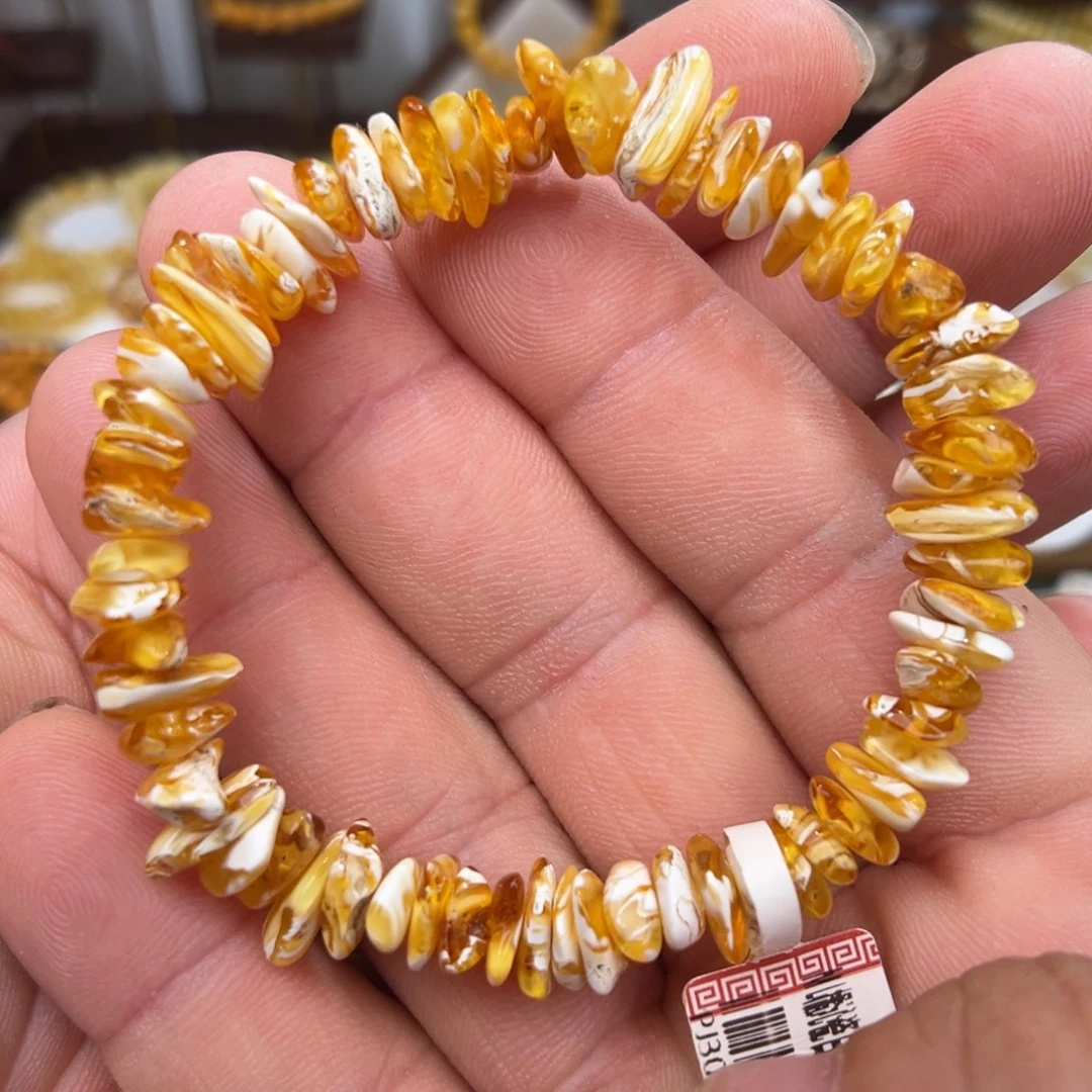 蜜蜡未镶嵌裸石微瑕000010.0mm