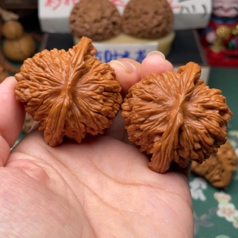 【闪购商品】把件文玩核桃苦**缘48+全品楼