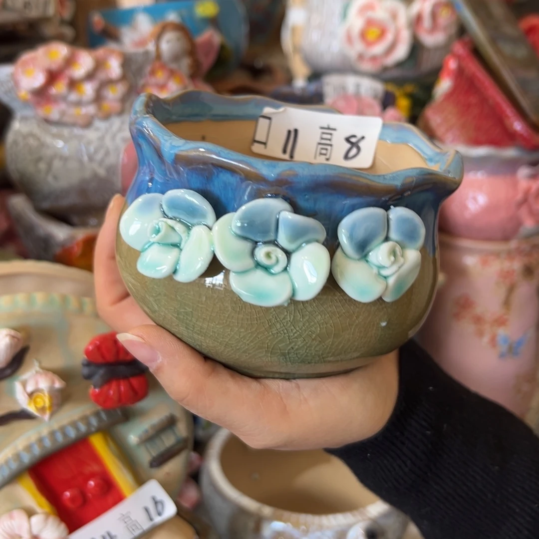 多肉花盆，满20发货爱退款拉黑