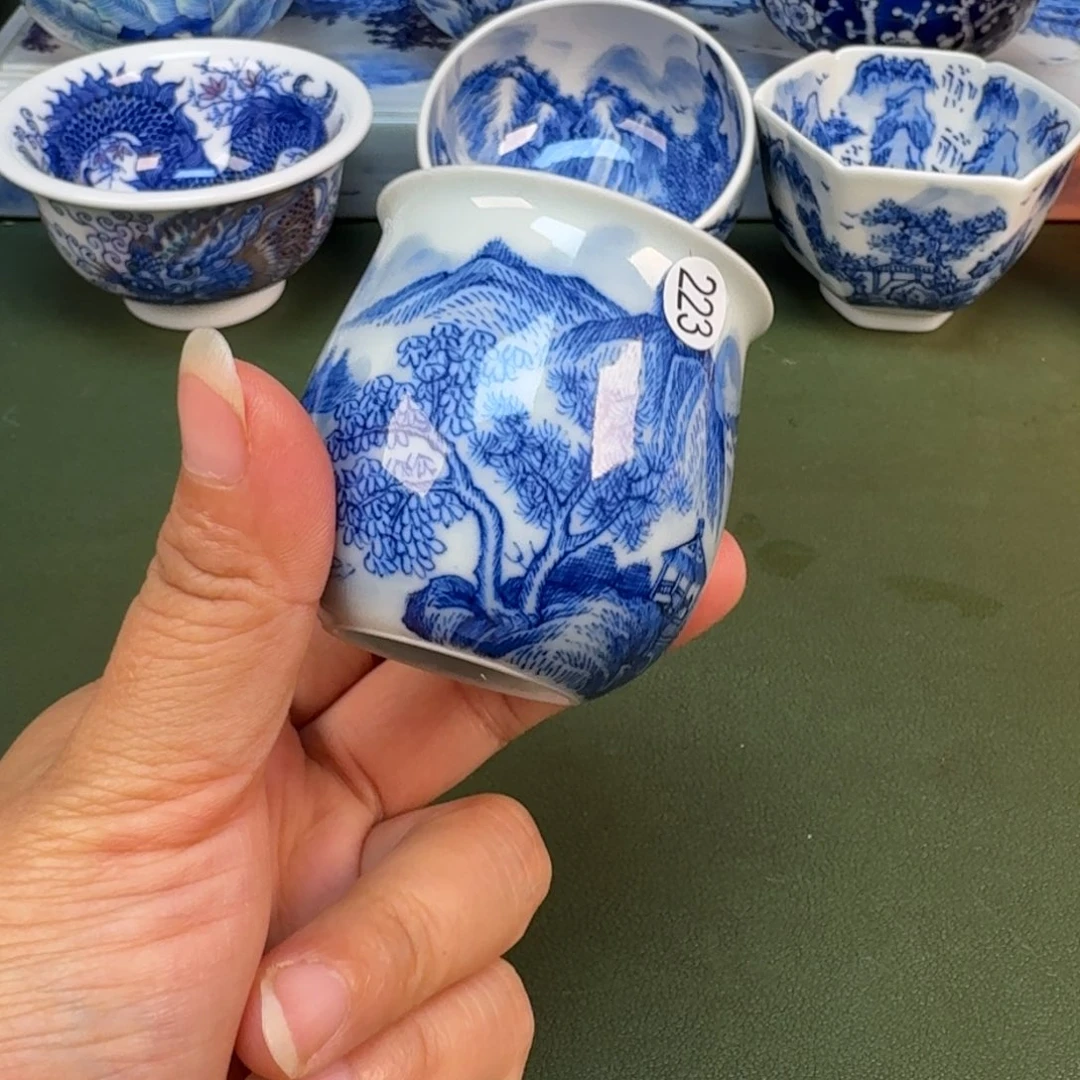 景德镇纯手绘茶具圆圆223