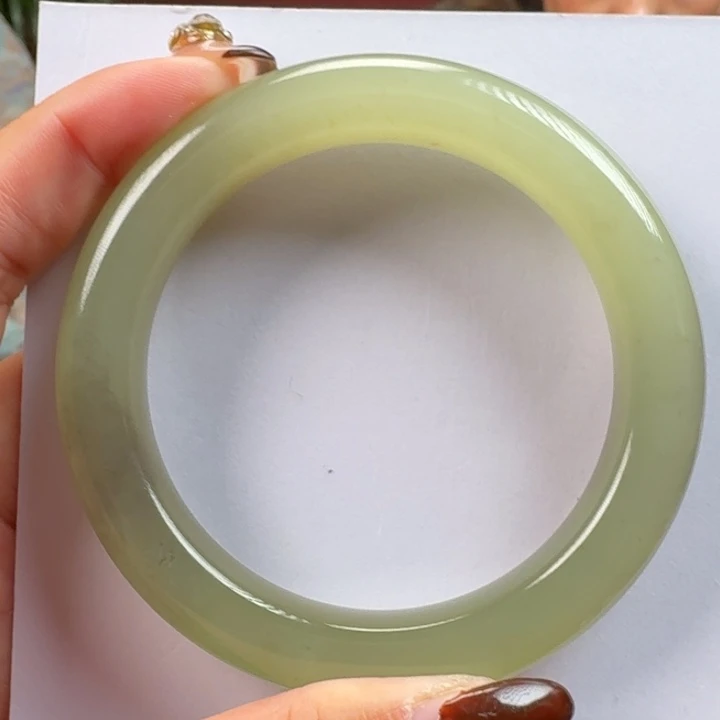 和田玉未镶嵌颈饰56.5