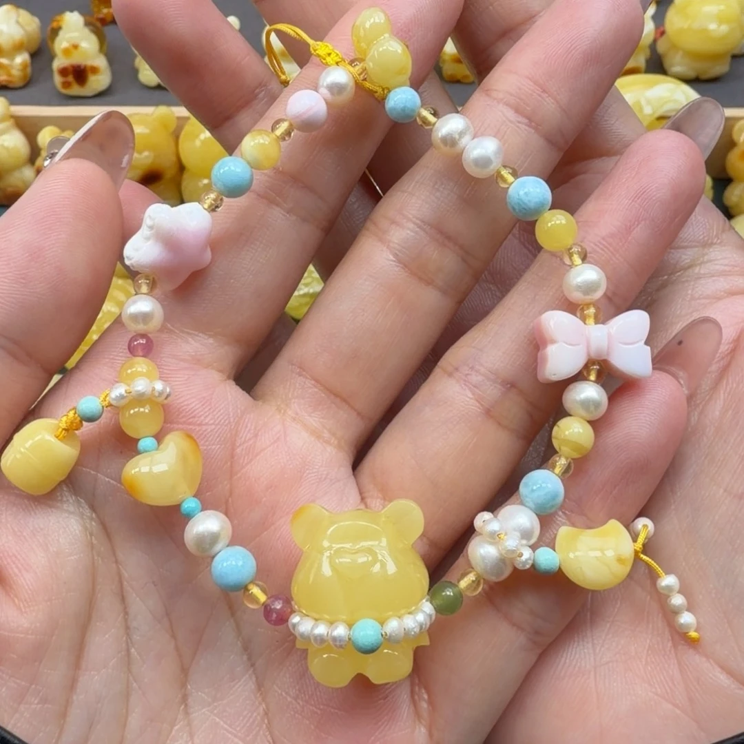 琥珀未镶嵌裸石蜜蜡