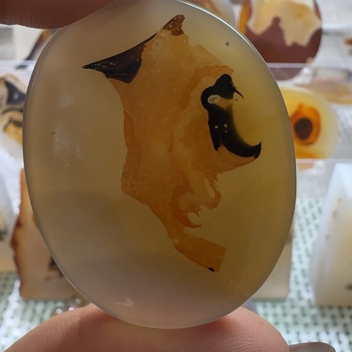 玛瑙/玉髓未镶嵌项链