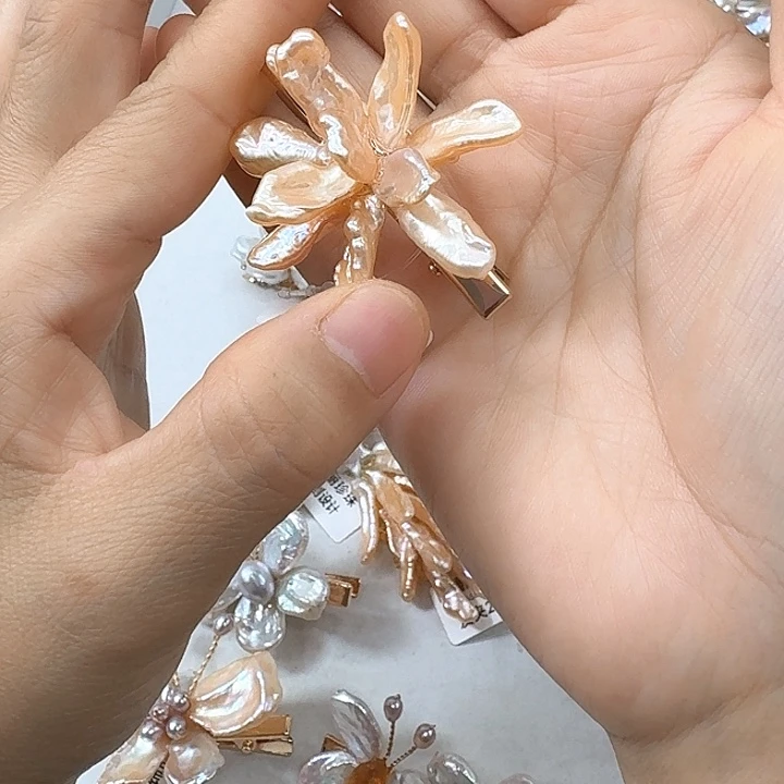 淡水珍珠未镶嵌发饰