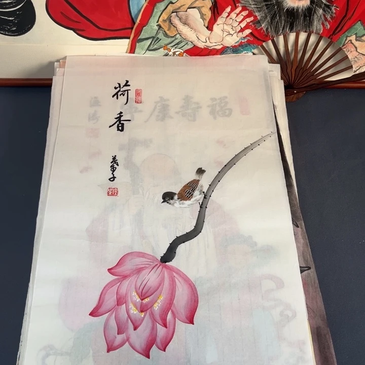 国画禅意画作品纯手绘的