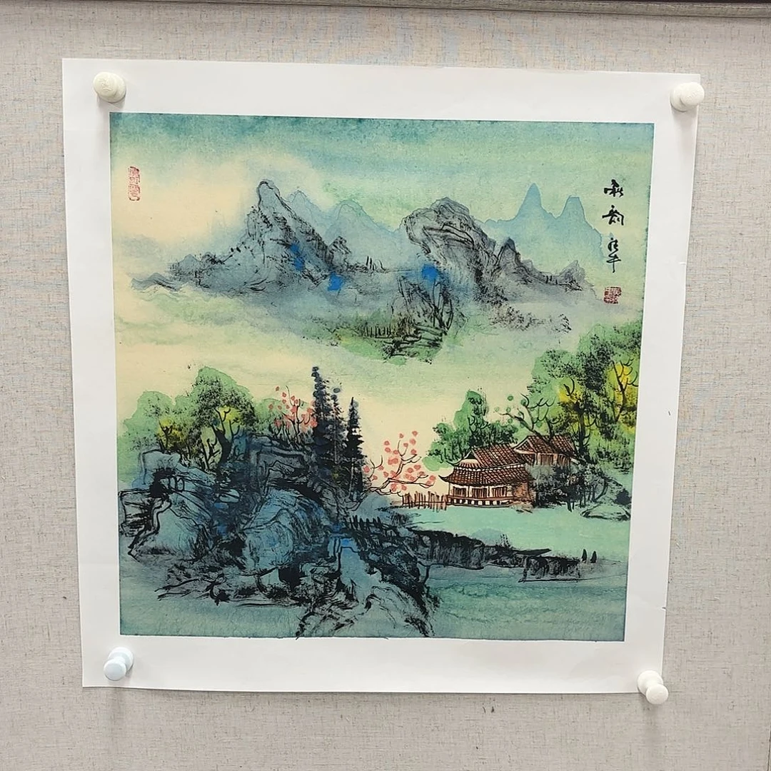国画亲笔手绘原创