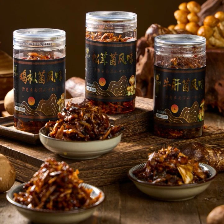【大营牧场】云南野生菌250*3罐松茸鸡枞牛肝菌三种即食油炸食用菌