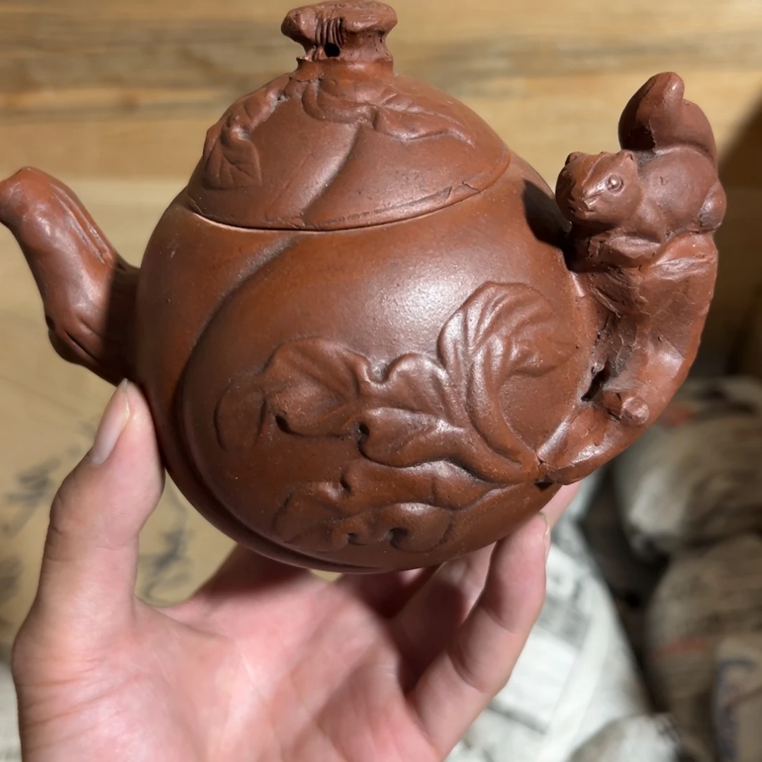茶壶紫砂老厂紫砂壶一件！