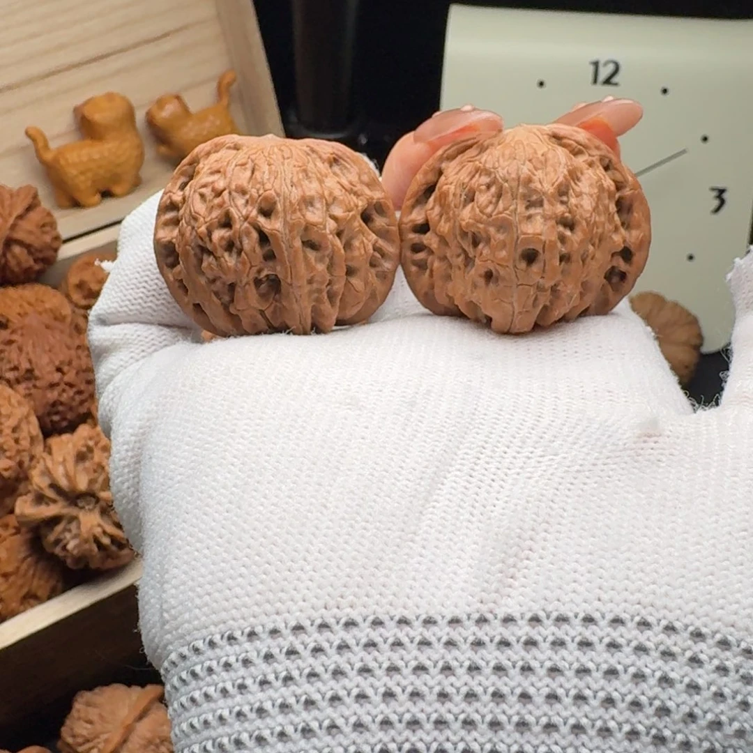 文玩核桃把件38+磨盘772