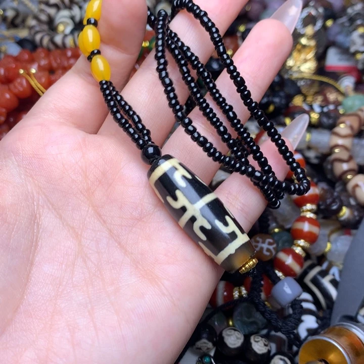 玛瑙/玉髓未镶嵌发一条