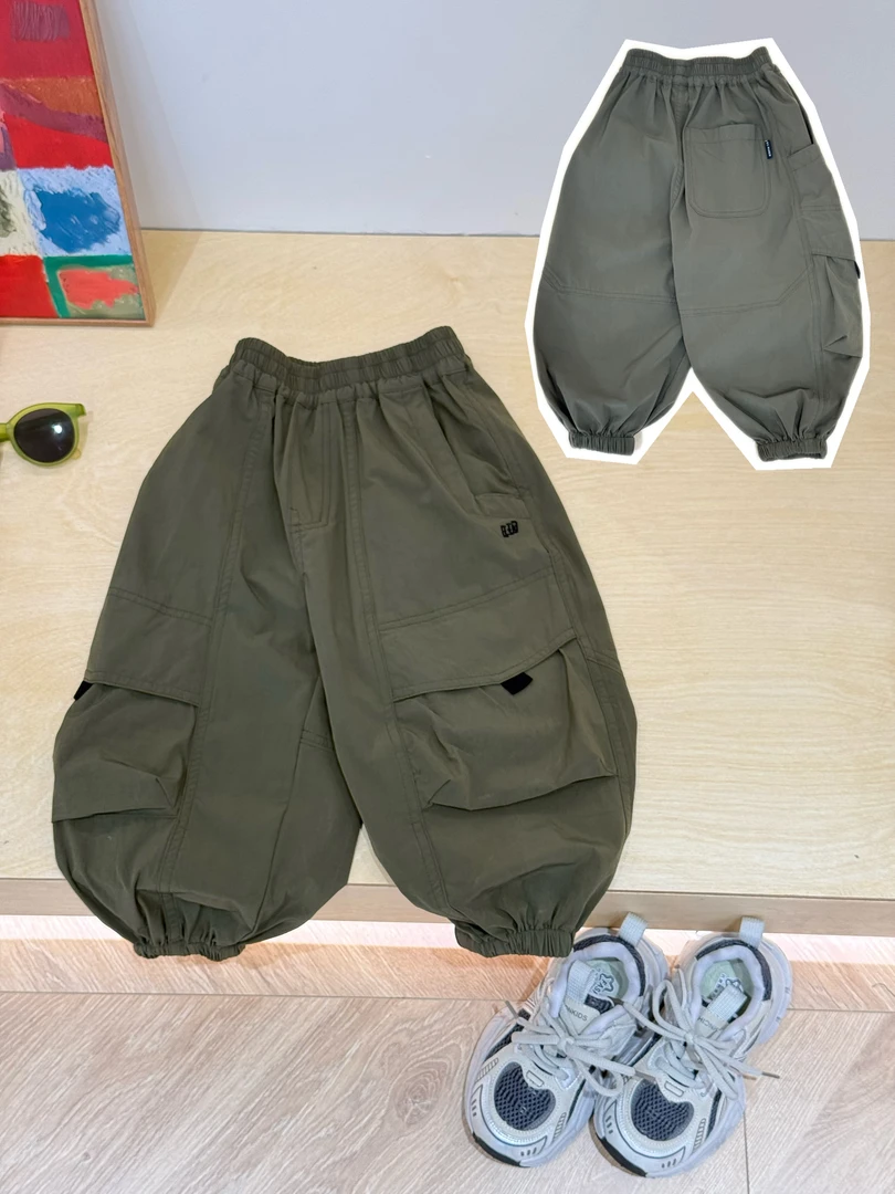 253043儿童春秋款洋气潮流百搭宽松休闲长裤