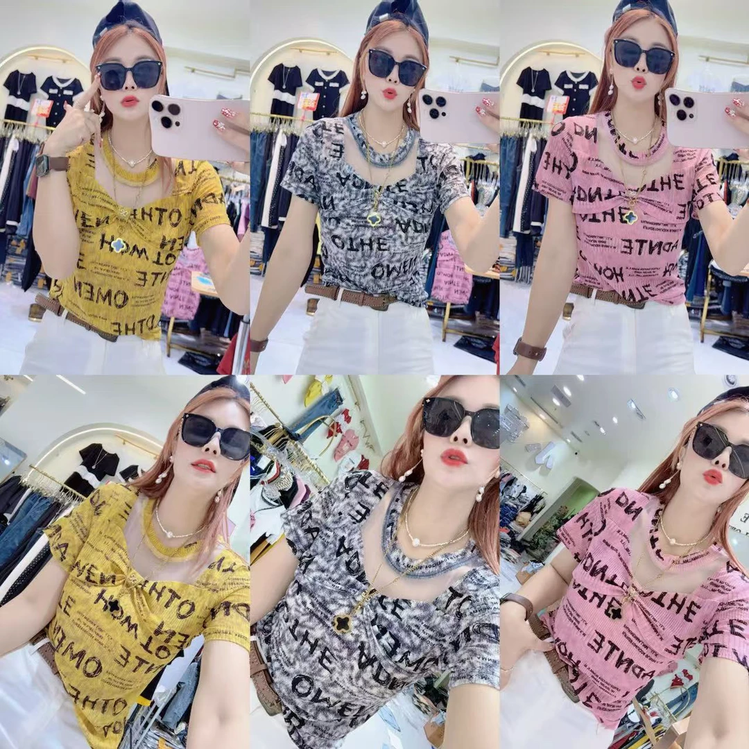 夏季显瘦高弹力百搭上衣2580