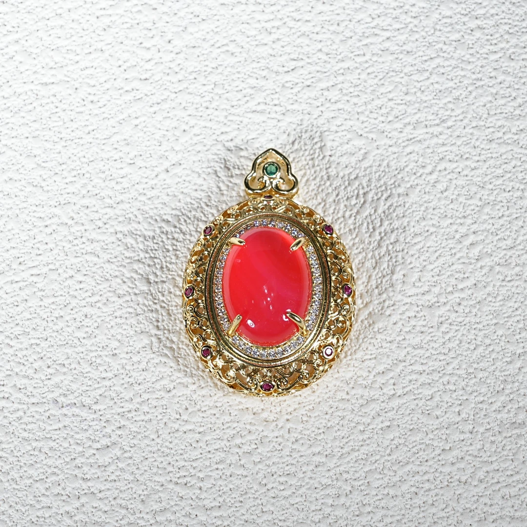 吊坠 【高端定制】鸽子血红色吊坠——————高货A388