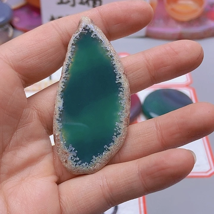 【闪购商品】玛瑙/玉髓珠宝半成品未镶嵌平*悦