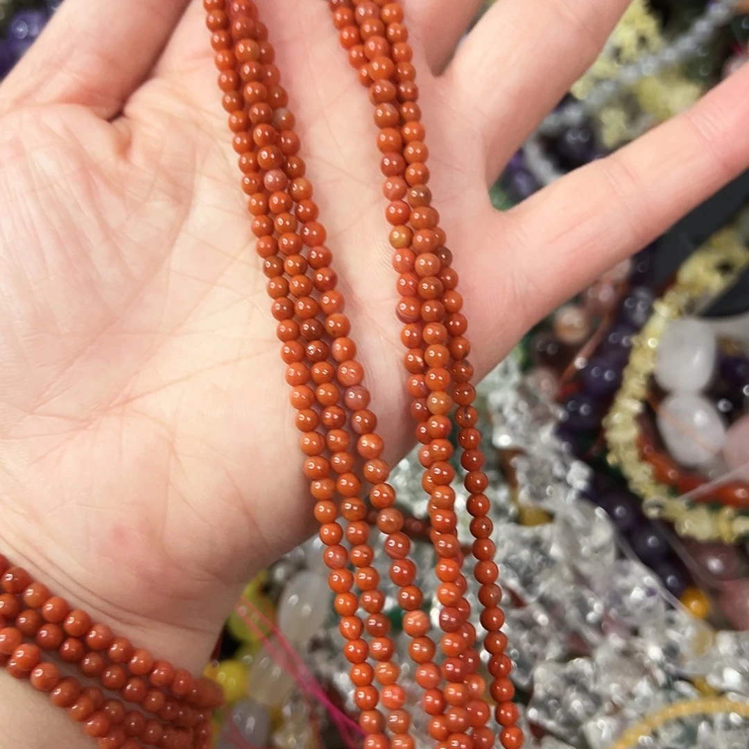 玛瑙/玉髓未镶嵌珠宝半成品，卡4南红4圈