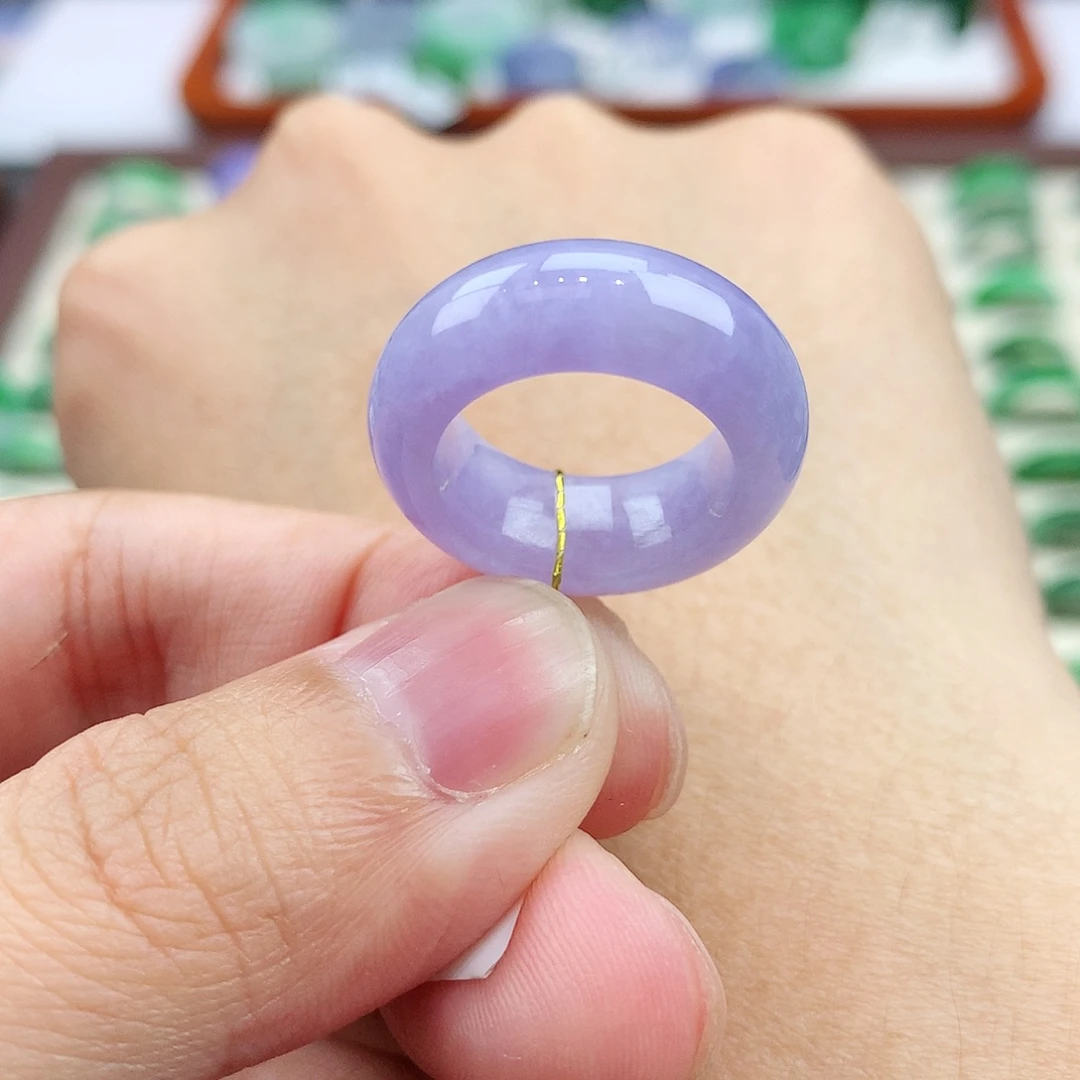 翡翠未镶嵌戒指7号