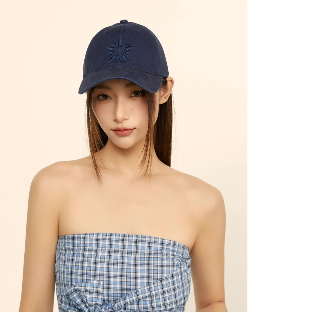 【太阳花】新款极简风棒球帽小众洋气ins感鸭舌帽大头围